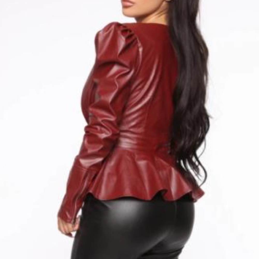 Leather Blouse